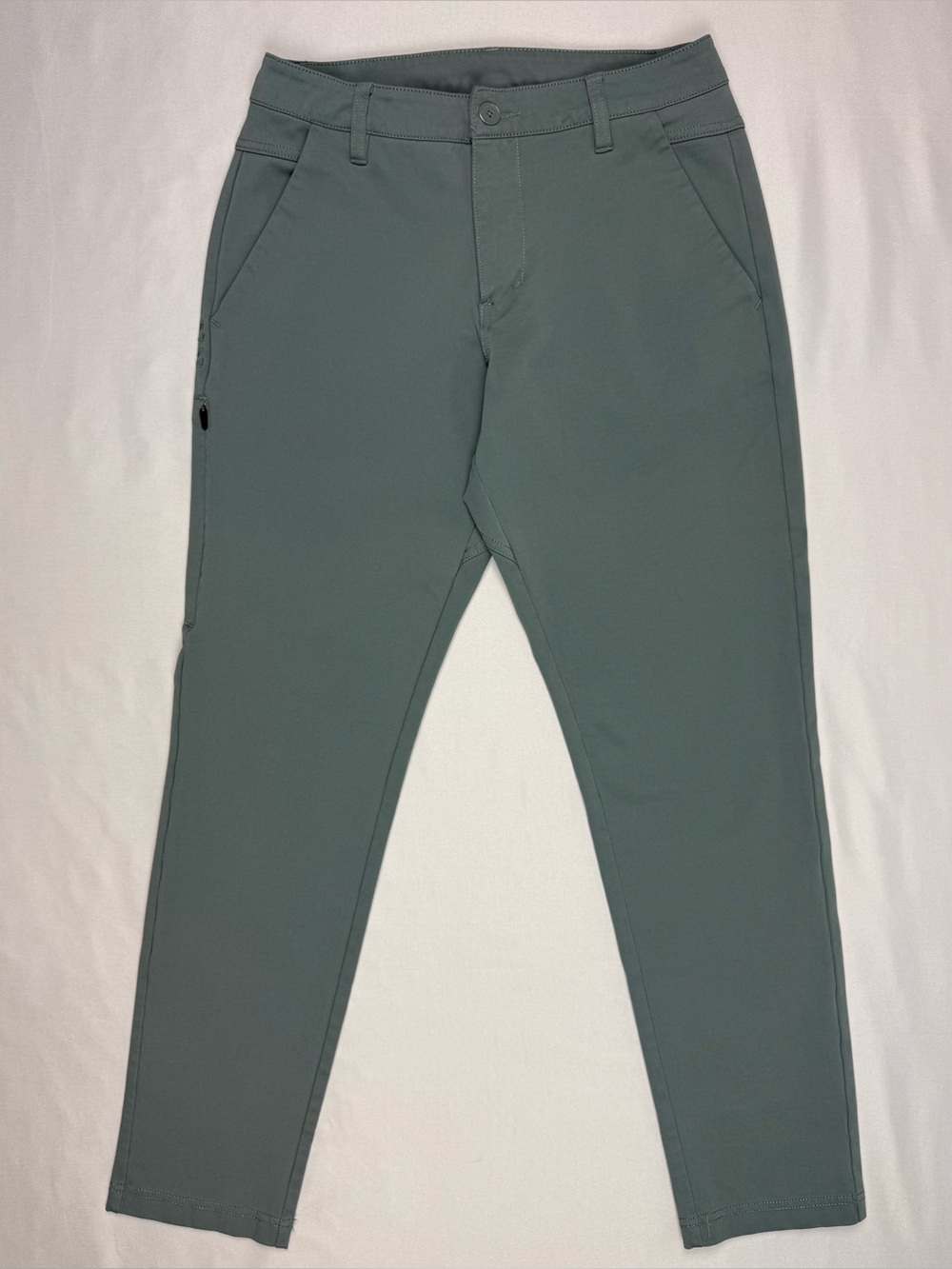 Bylt Mens Everyday Pants 2.0 31 x 29 Slim Fit Dark Sage Premium Basics A4